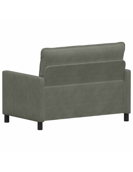 Divano Grigio Chiaro 126 x 81 x 87,5 cm Tessuto