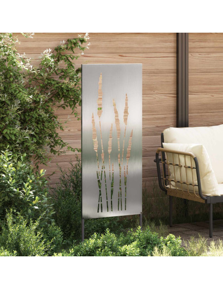Schermo per privacy in giardino Floreale Argento 50 x 140 cm
