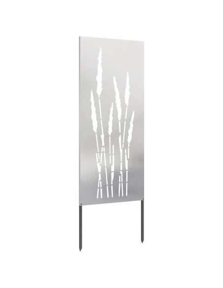 Schermo per privacy in giardino Floreale Argento 50 x 140 cm