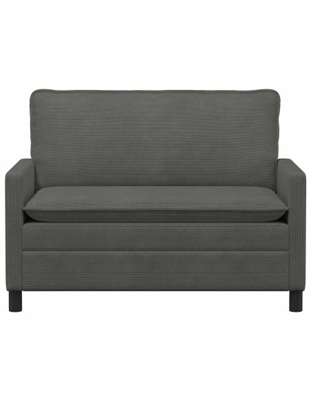 Divano Grigio Scuro 126 x 81 x 87,5 cm Tessuto