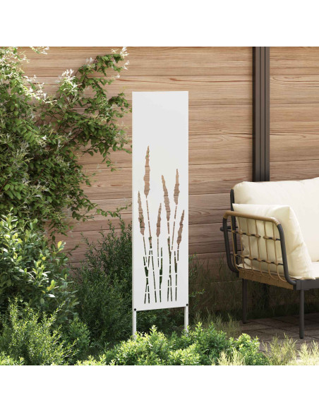 Schermo per privacy in giardino Traforo Bianco 32 x 140 cm