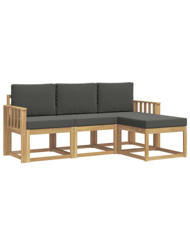 Set di divani da esterno 4 pcs