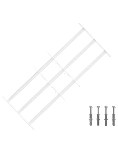 Griglia di Sicurezza per Finestra con 3 Traversine 3 pcs