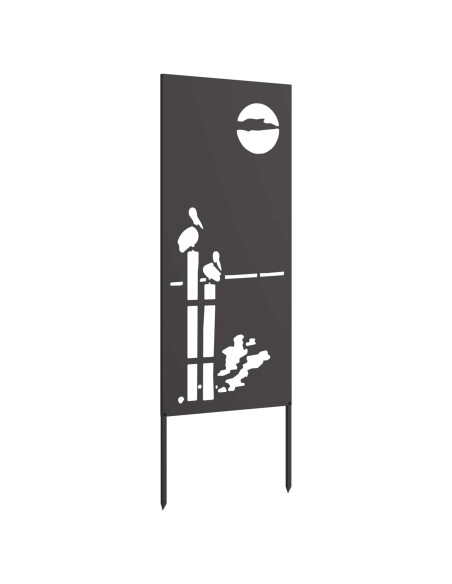 Schermo per privacy in giardino Traforo Nero 50 x 140 cm
