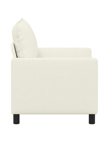 Divano Crema 126 x 81 x 87,5 cm Tessuto