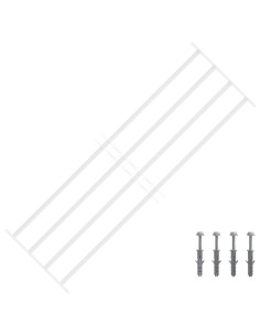 Griglia di sicurezza per finestre con 4 barre trasversali 3 pcs 2