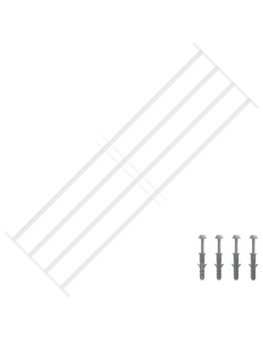 Griglia di sicurezza per finestre con 4 barre trasversali 3 pcs