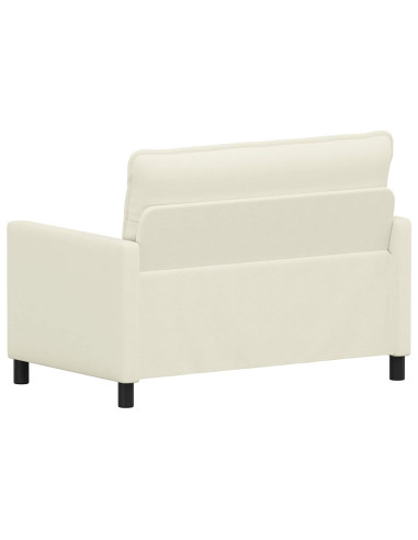 Divano Crema 126 x 81 x 87,5 cm Tessuto