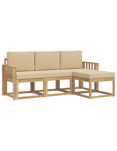 Set di divani da esterno 4 pcs