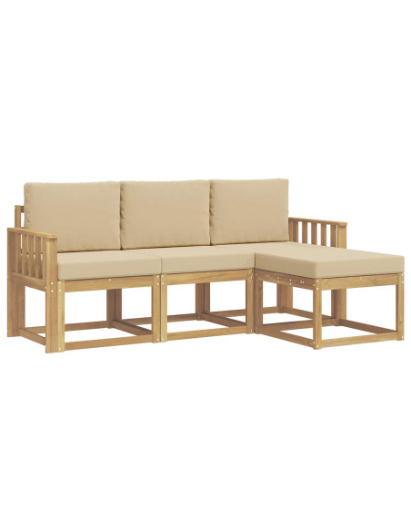 Set di divani da esterno 4 pcs