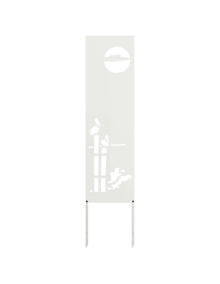 Schermo per privacy in giardino Traforo Bianco 32 x 140 cm
