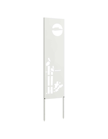 Schermo per privacy in giardino Traforo Bianco 32 x 140 cm