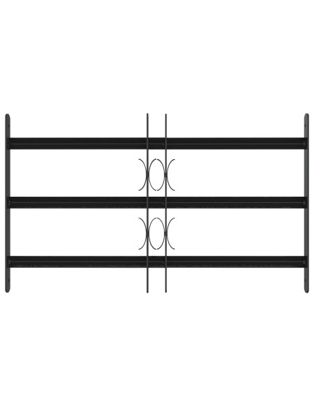 Griglia di Sicurezza per Finestra con 3 Traversine 3 pcs