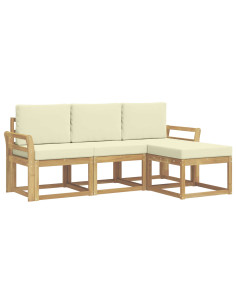 Set di divani da esterno 4 pcs 2