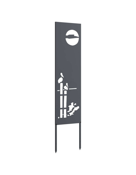 Schermo per privacy in giardino Traforo Antracite 32 x 140 cm