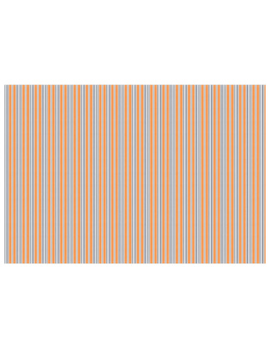 Telo di ricambio per tenda da sole Blu e Arancione 400 × 300 cm