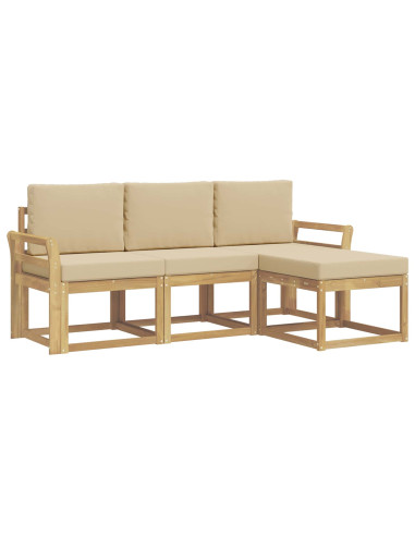 Set di divani da esterno 4 pcs