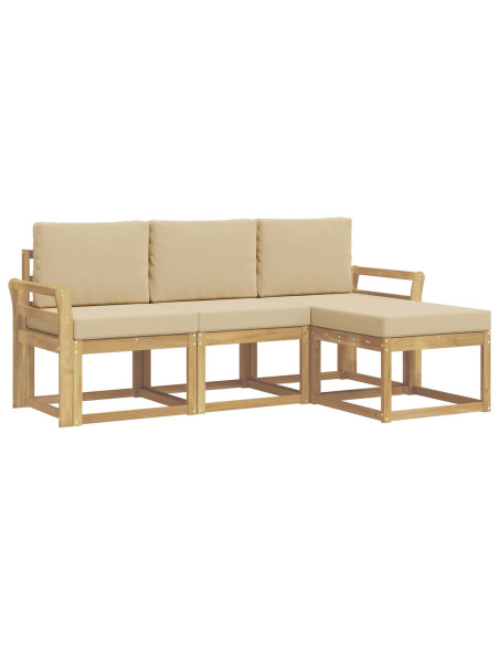 Set di divani da esterno 4 pcs