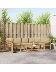 Set di divani da esterno 6 pcs
