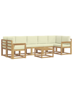Set di divani da esterno 6 pcs 2