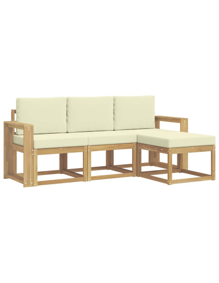 Set di divani da esterno 4 pcs
