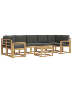 Set di divani da esterno 6 pcs 2