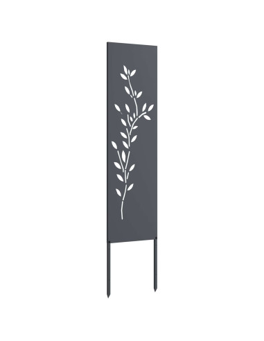 Schermo per privacy in giardino Floreale Antracite 32 x 140 cm