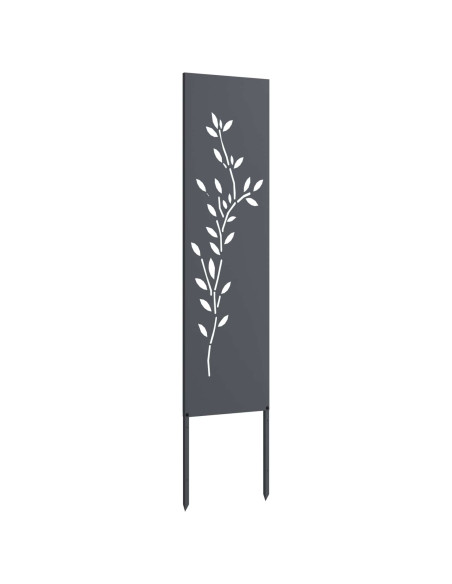 Schermo per privacy in giardino Floreale Antracite 32 x 140 cm