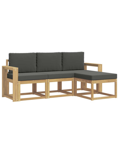 Set di divani da esterno 4 pcs