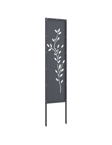 Schermo per privacy in giardino Floreale Antracite 32 x 140 cm