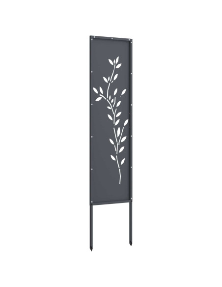 Schermo per privacy in giardino Floreale Antracite 32 x 140 cm