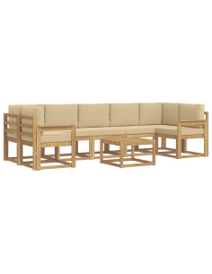 Set di divani da esterno 6 pcs 2