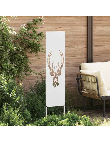 Schermo per privacy in giardino Bianco 32 x 140 cm