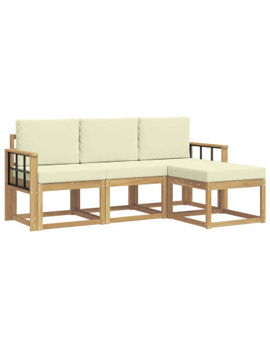 Set di divani da esterno 4 pcs