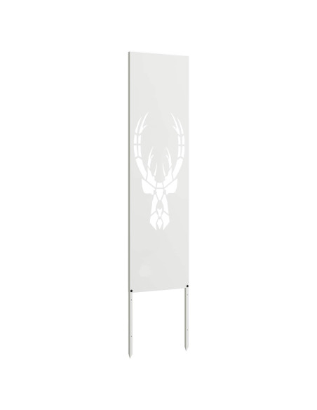 Schermo per privacy in giardino Bianco 32 x 140 cm