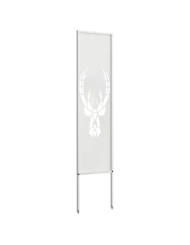 Schermo per privacy in giardino Bianco 32 x 140 cm