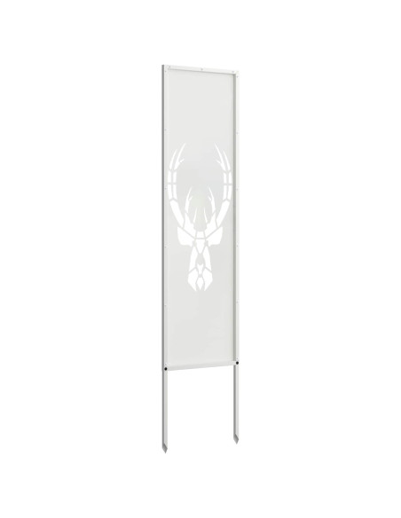 Schermo per privacy in giardino Bianco 32 x 140 cm