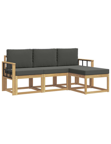 Set di divani da esterno 4 pcs