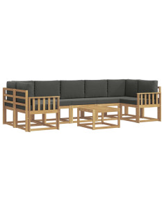 Set di divani da esterno 6 pcs 2