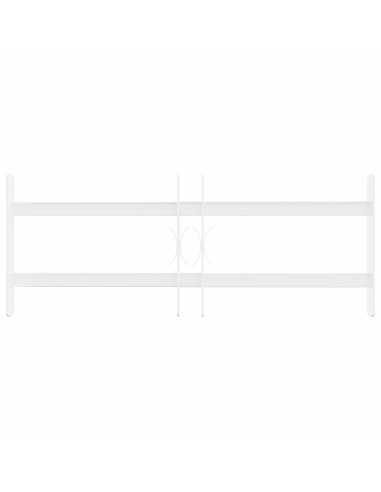 Griglia di Sicurezza per Finestre con 2 Traverse 3 pcs 43-74 cm