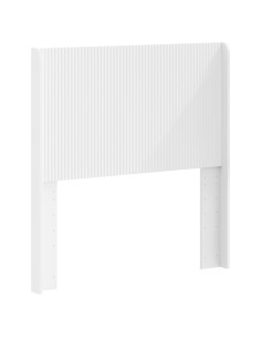 Testiera Letto Bianco Legno ingegnerizzato 2