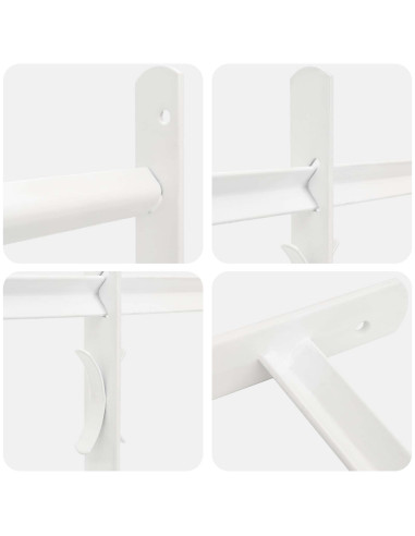 Griglia di Sicurezza per Finestre con 2 Traverse 3 pcs