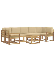 Set di divani da esterno 6 pcs 2