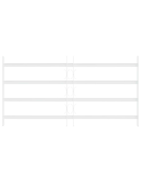 Griglia di sicurezza per finestre con 4 barre trasversali 3 pcs