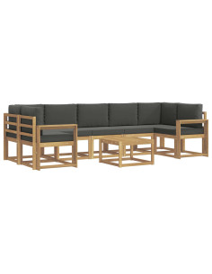 Set di divani da esterno 6 pcs 2