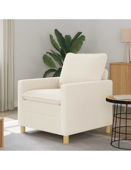 Divano Crema 76 x 81 x 87,5 cm Tessuto