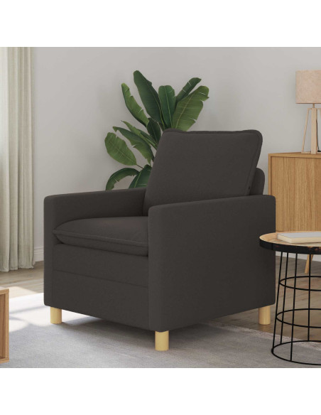 Divano Grigio Scuro 76 x 81 x 87,5 cm Tessuto