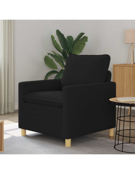 Divano Nero 76 x 81 x 87,5 cm Tessuto