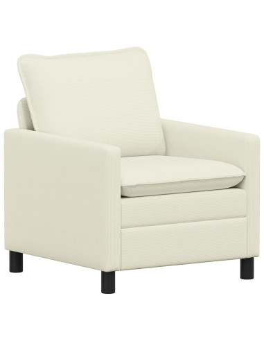 Set di divani 2 pcs Crema Tessuto