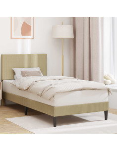 Struttura del letto Grigio Verde Chiaro 80 x 200 cm